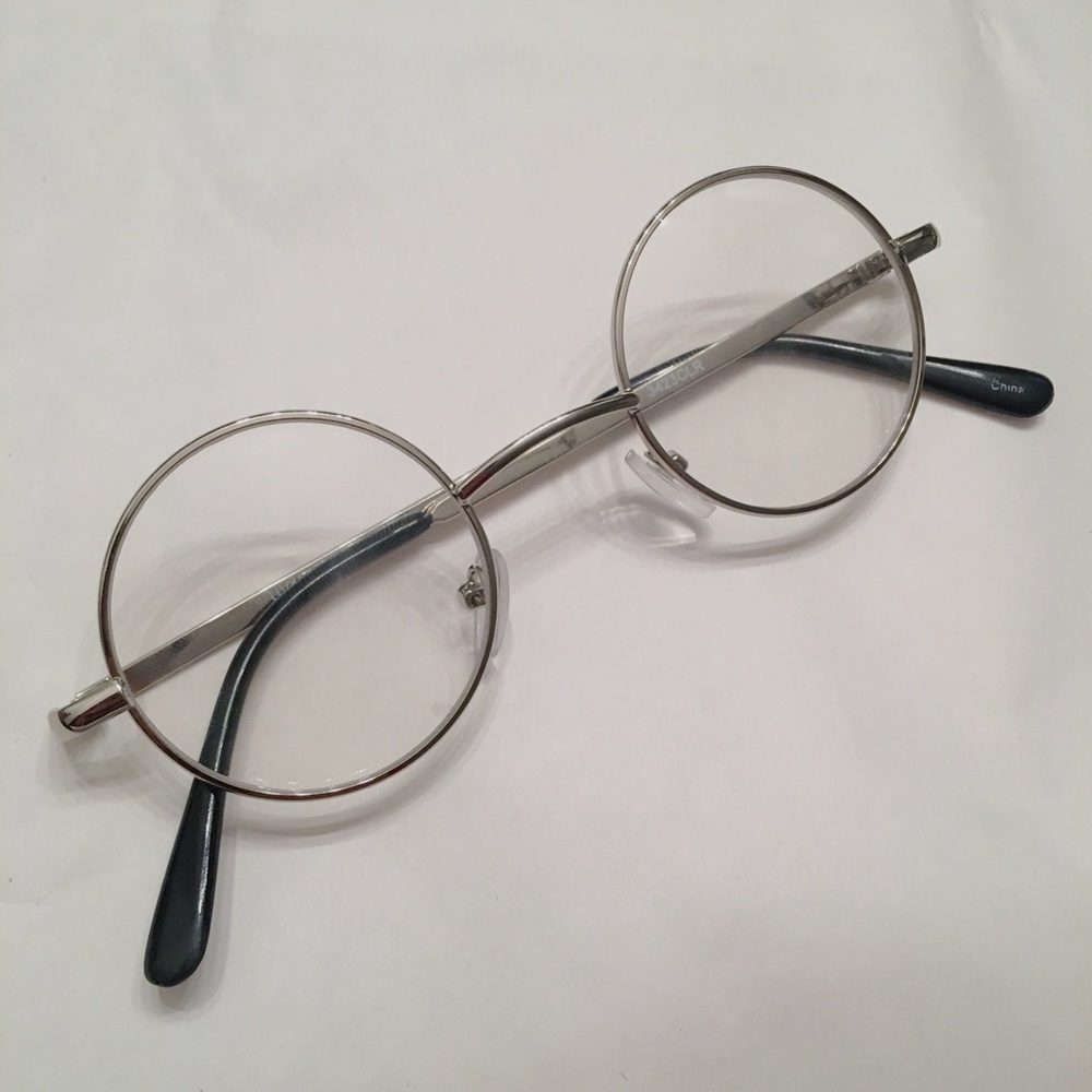 Clear Round Glasses