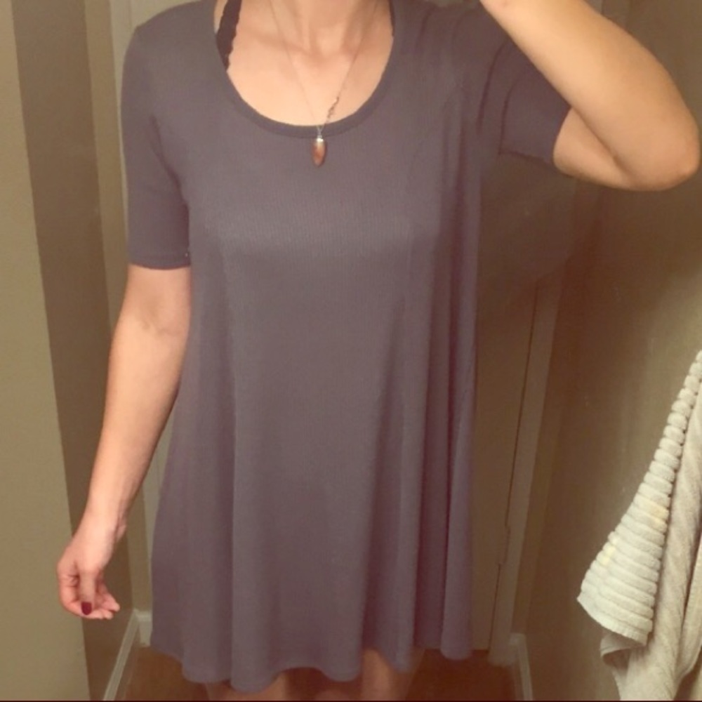 NWOT Nasty Gal dark grey dress SZ small