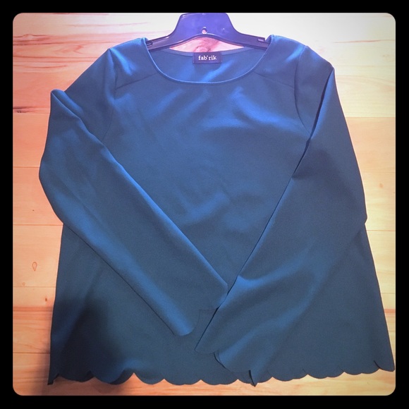 Emerald green Fabrik top - Picture 5 of 7