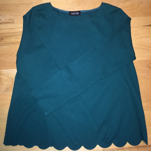 Emerald green Fabrik top - Picture 7 of 7