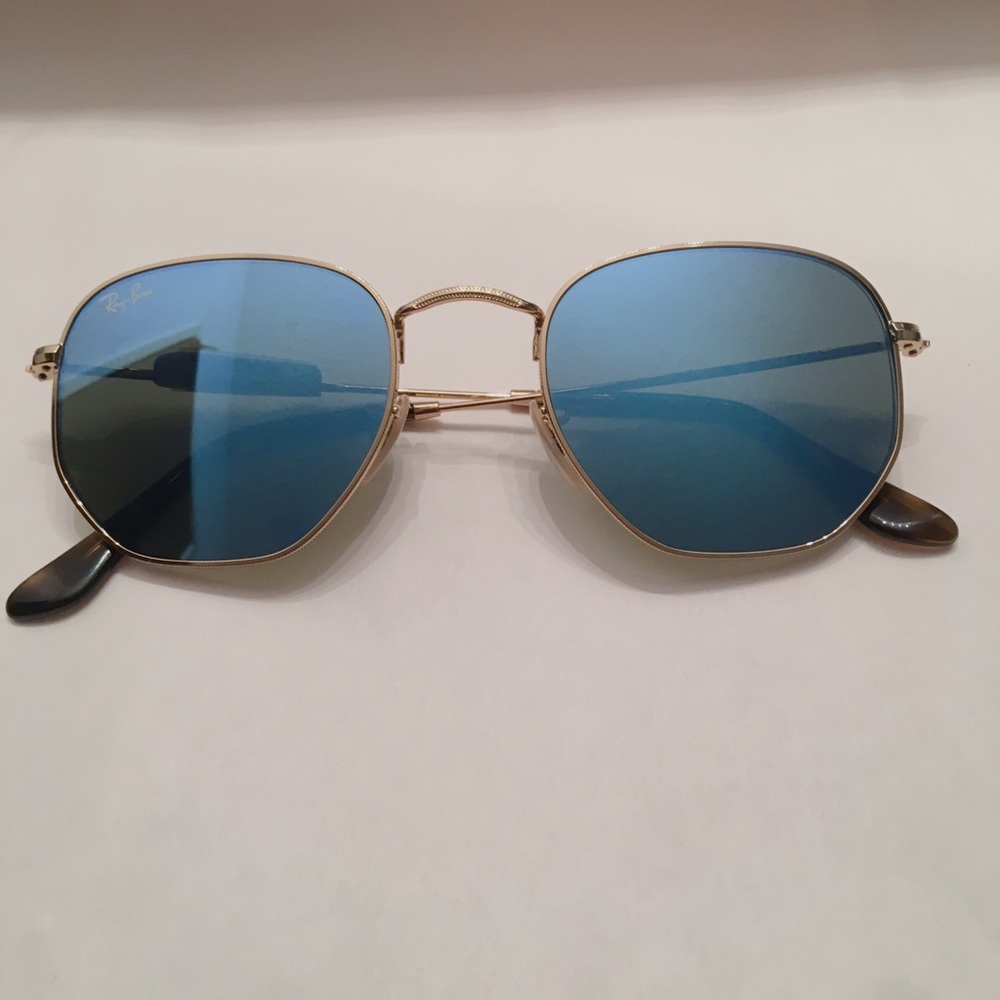 Hexagonal Flat RayBan Sunglasses