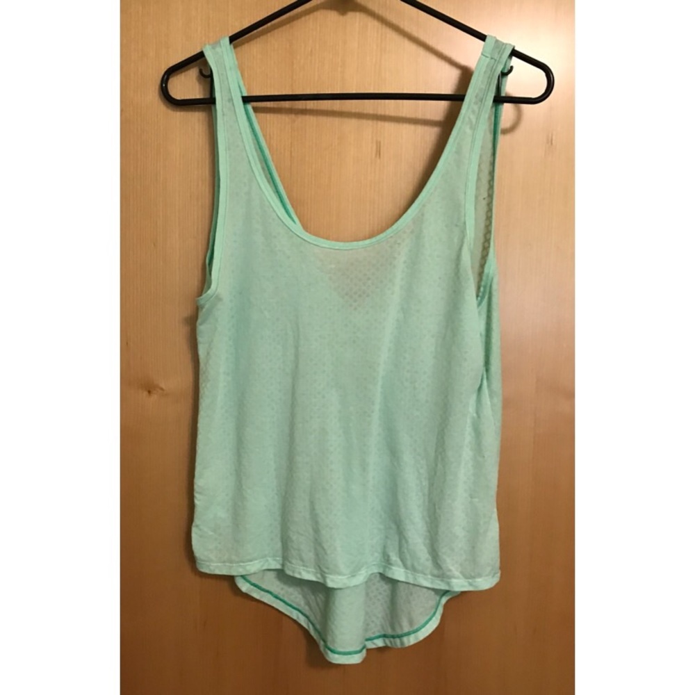 Sea Foam Green Light Lululemon tank