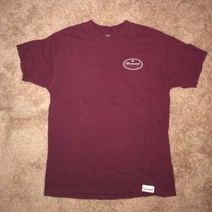 Maroon diamond supply co. Graphic tee