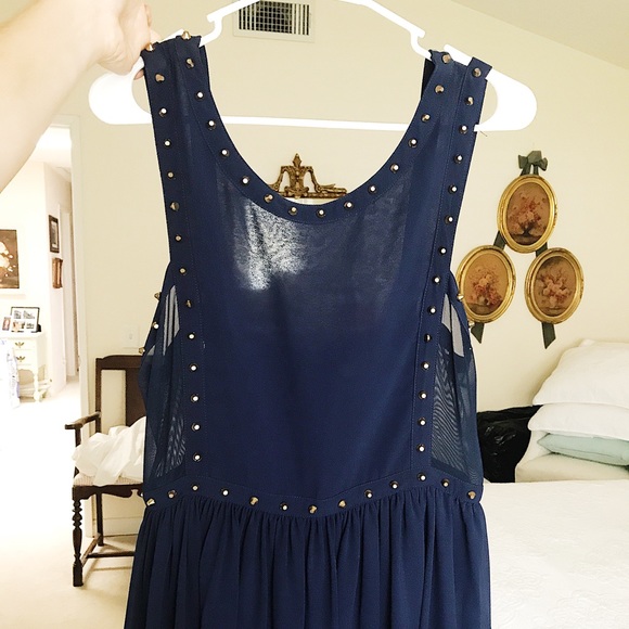 Studded High-Low Dress - Picture 3 of 4