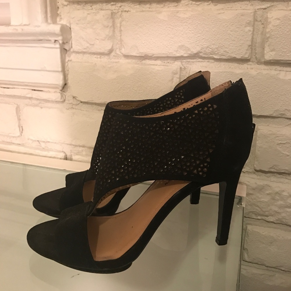 BCBGeneration Black Suede Heels