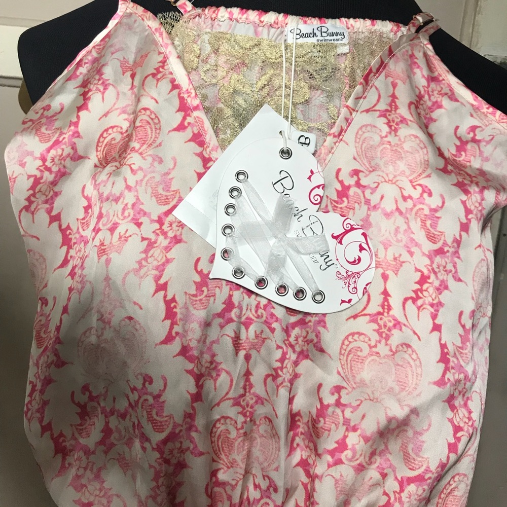 Beach bunny romper /cover up