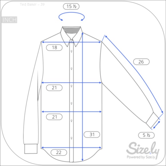 Ted Baker Endurance Mens Cotton Dress Shirt - Picture 5 of 7