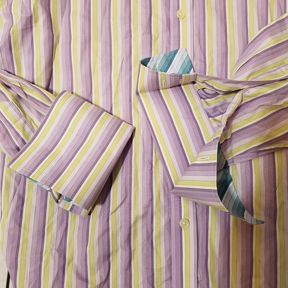 Ted Baker Endurance Mens Cotton Dress Shirt - Picture 3 of 7