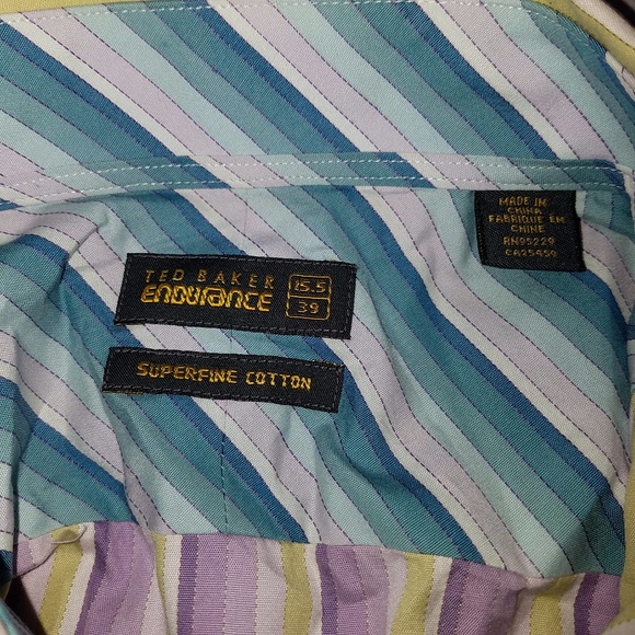 Ted Baker Endurance Mens Cotton Dress Shirt - Picture 6 of 7