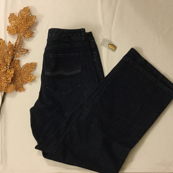 Talbots dark wash stretch jean size 10 - NWT - Picture 1 of 4
