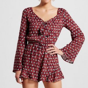 Adorable printed romper