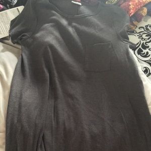 Ribbed dark gray Carly