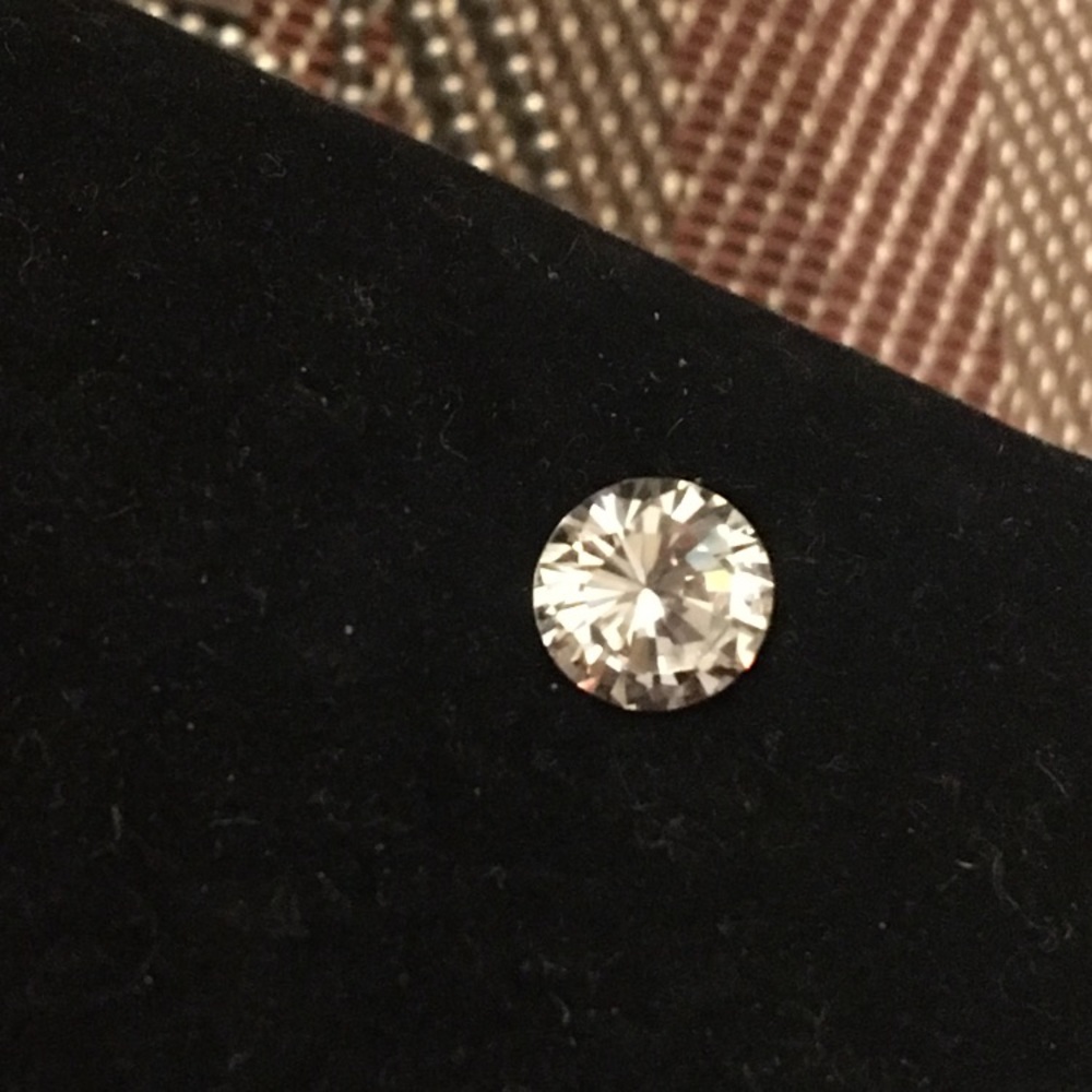 CZ loose stone 6mm round💎