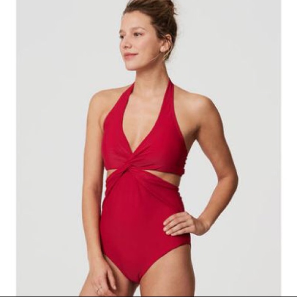 Sexy one piece halter style LOFT swimsuit