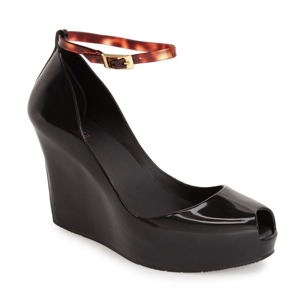 Melissa Patchuli X Wedge Pump - Black