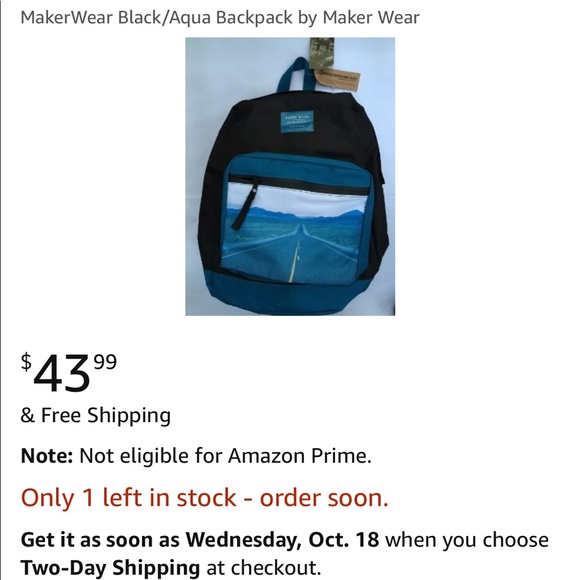 MakerWear Backpack Road Design - Picture 2 of 3