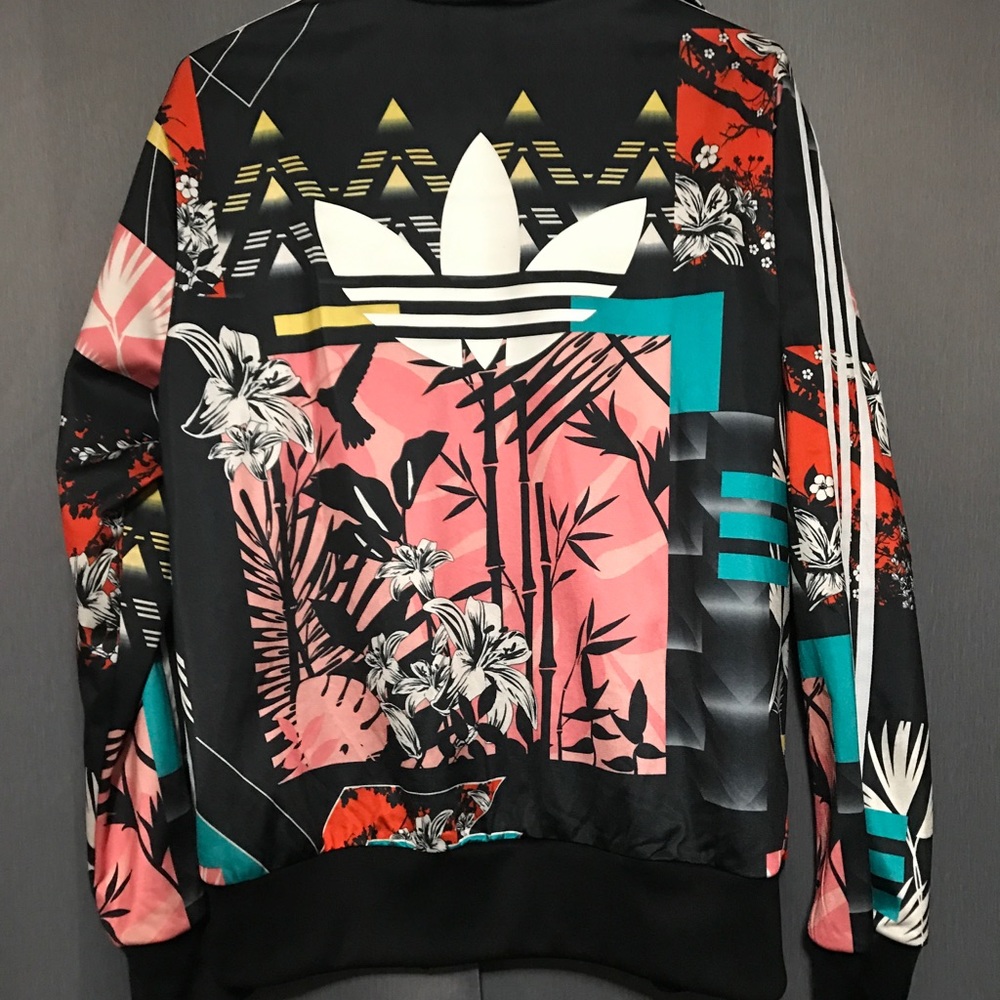 Multicolored adidas sweater