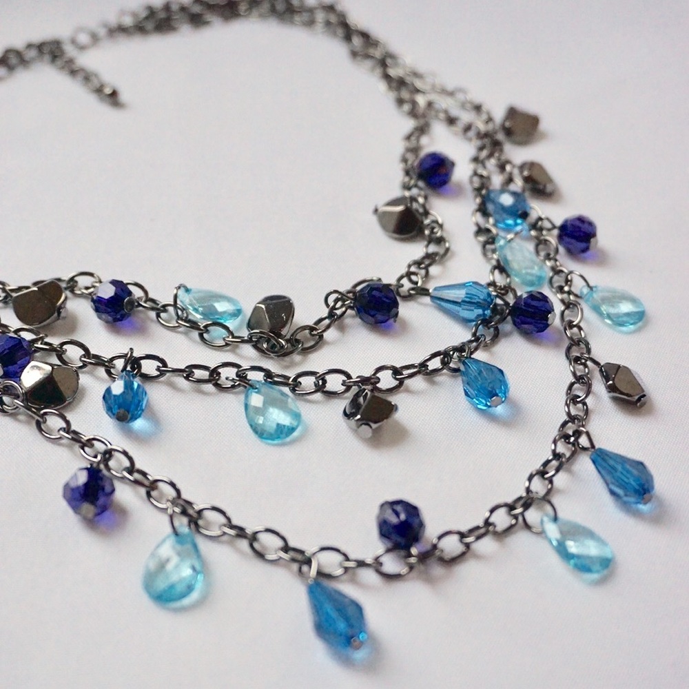Blue Gem Necklace