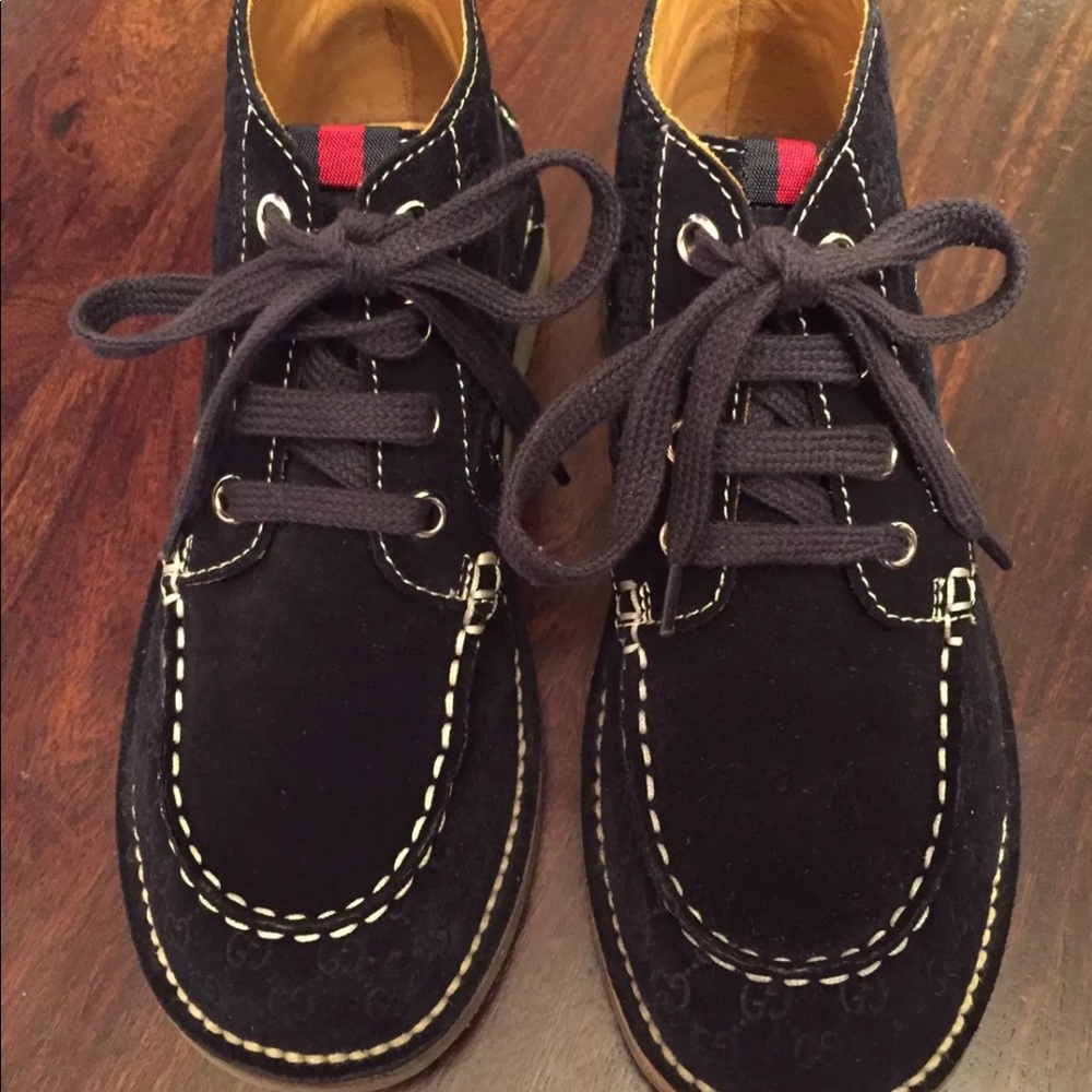 Boys Gucci Shoes Size 32 Navy Blue color