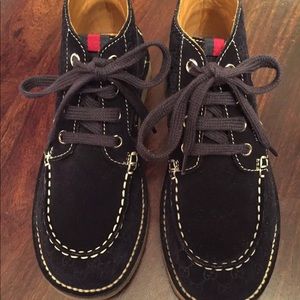 Boys Gucci Shoes Size 32 Navy Blue color