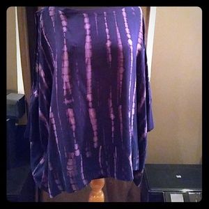 Juicy couture purple tie dye top