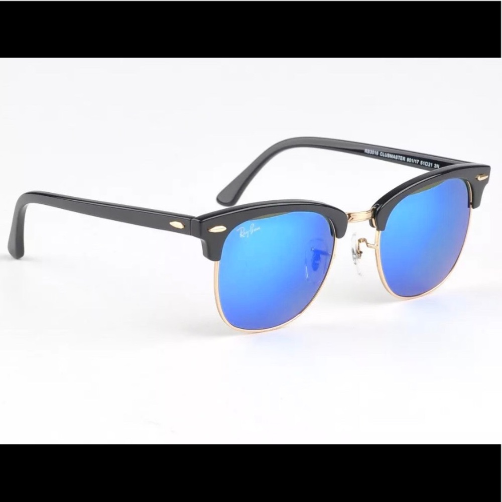 **SOLD** Ray-B RB3016 Clubmaster Remix Black /Blue