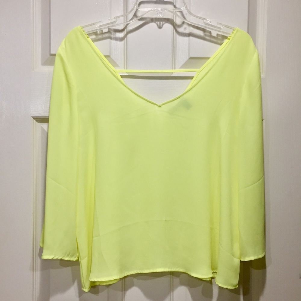 Valette bright yellow swing Blouse
