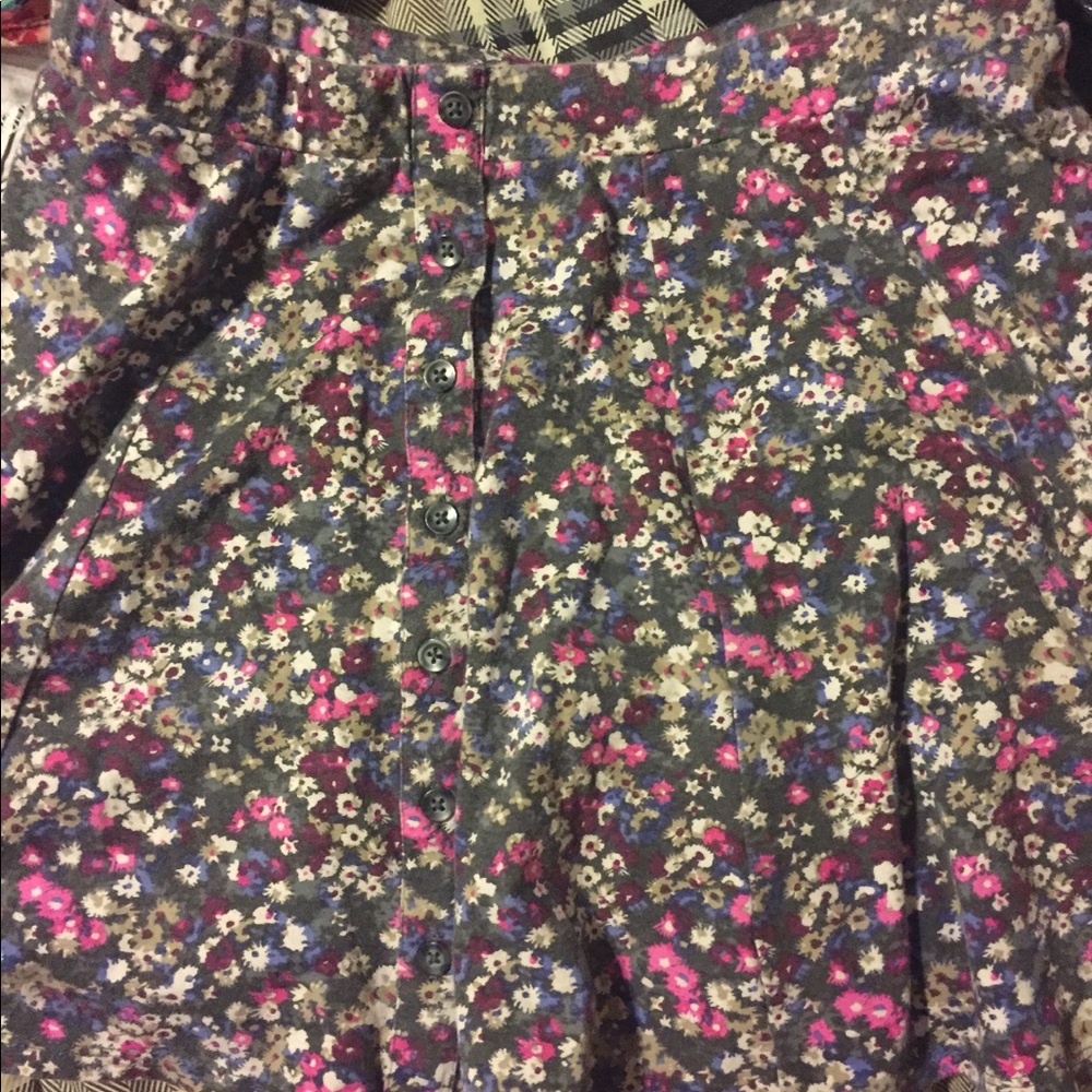 American eagle flowered skirt