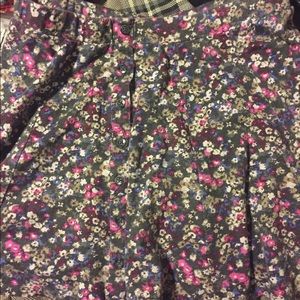 American eagle flowered skirt