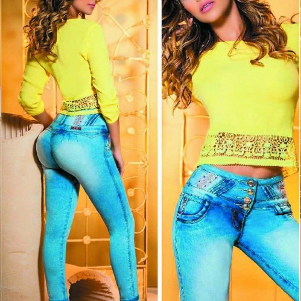 Push up jean Colombian