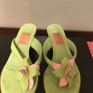 Green & Pink sandal