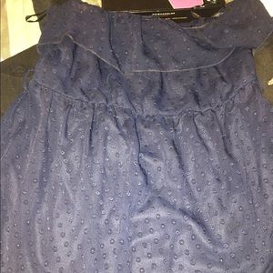 Dark blue mini dress