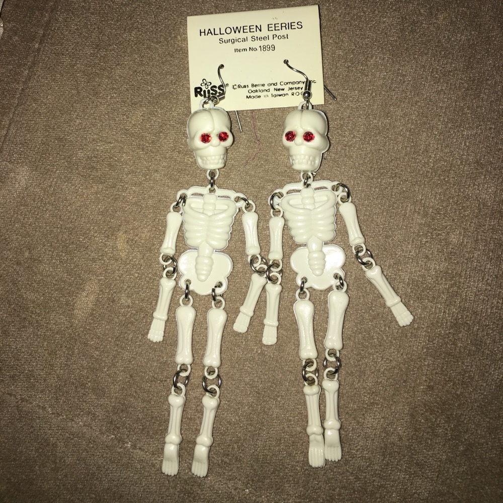 Skeleton earrings