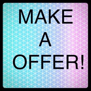 Make me an offer on blinged out items!!!