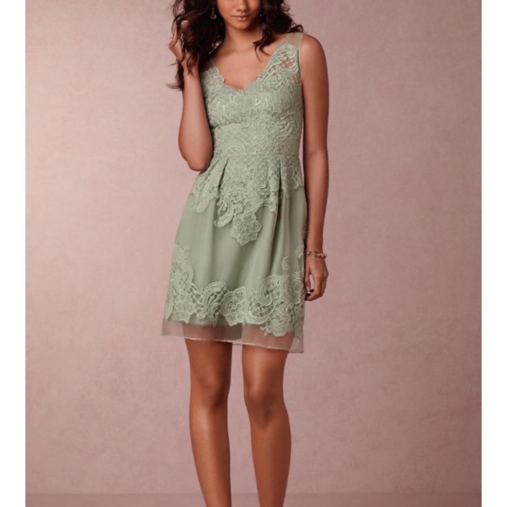 BHLDN Celestina size 4 lace and tulle dress