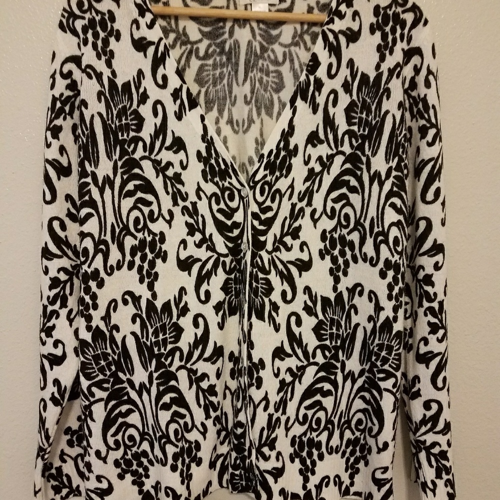 Christopher and Banks Button Up Sweater