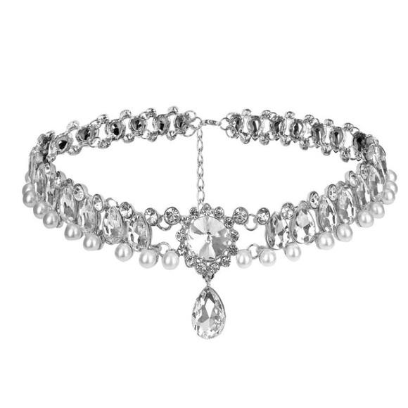 Sparkle Statement Choker Necklace - Picture 2 of 3