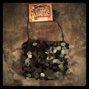 Big Sequined Flapper Handbag