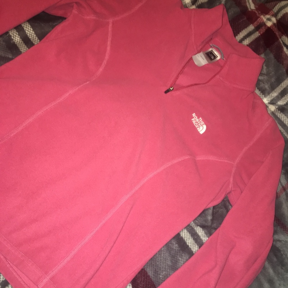 Zip up north face fleece jacket