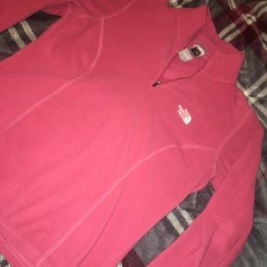 Zip up north face fleece jacket