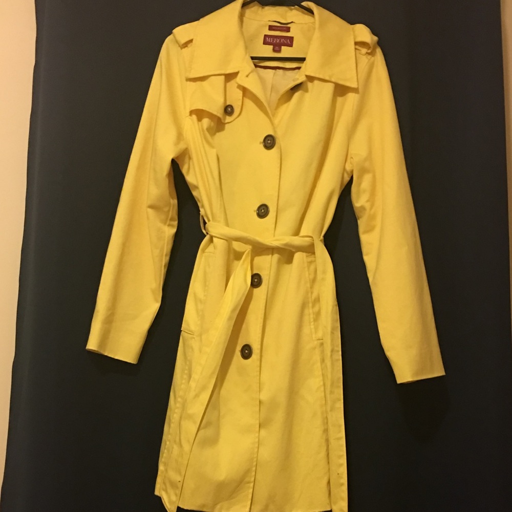 Yellow raincoat