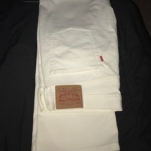 White Levi pants 36/30