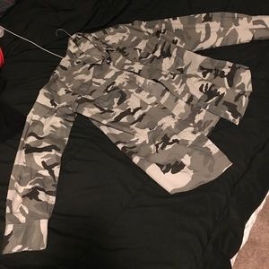 Grey Camouflage long sleeve