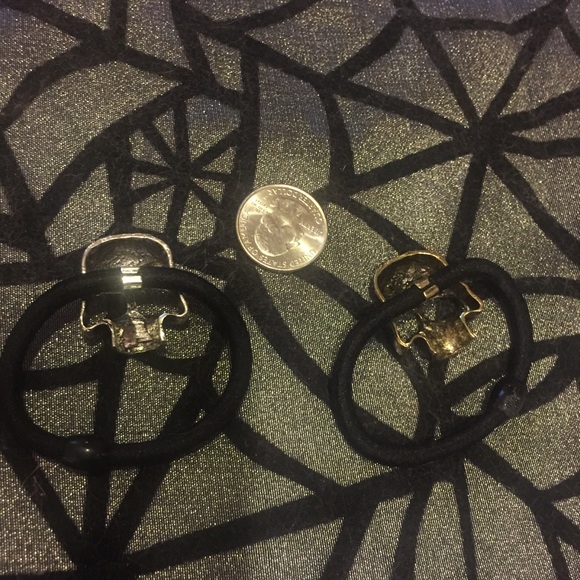 💀 Awesome skeleton Skull metal hair tie available in various colors - Picture 7 of 8