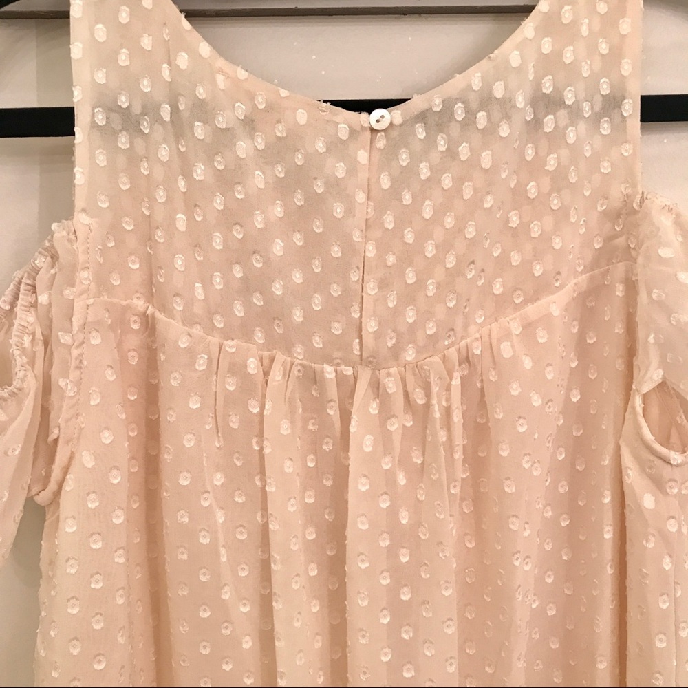 Cream Ruffle Top - Picture 4 of 4