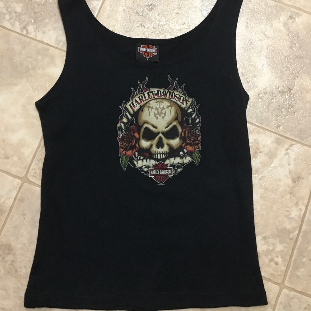 Vintage black Harley tank top