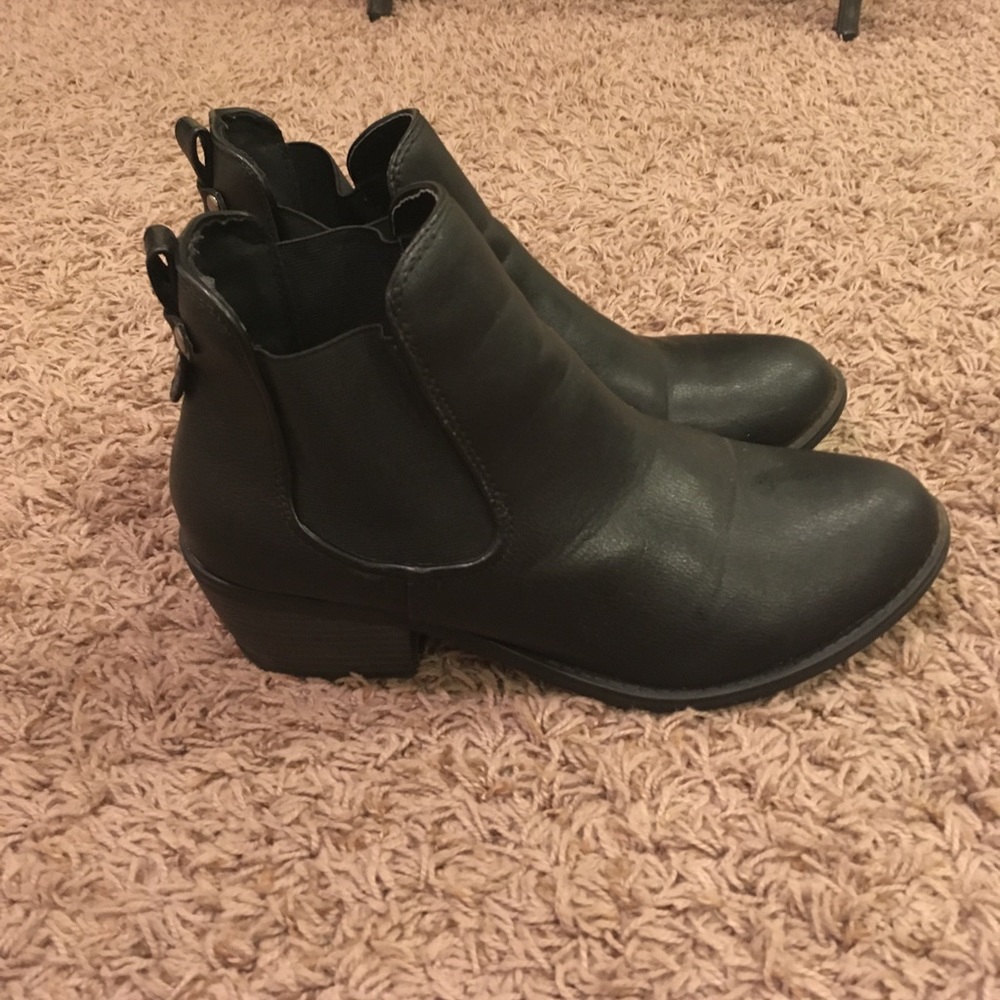 Black booties