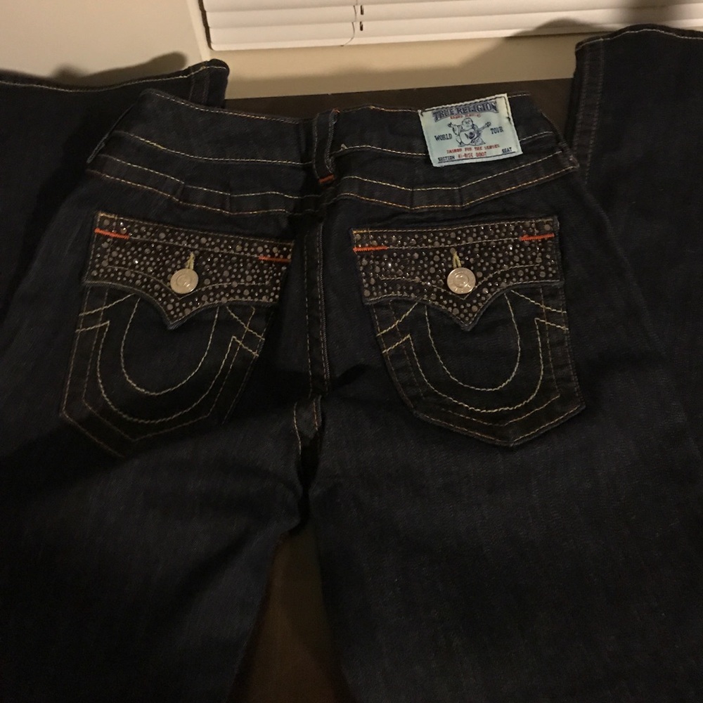 True Religion jeans with crystal