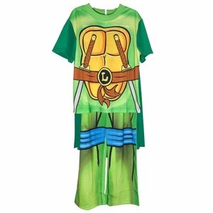 Teenage Mutant Ninja Turtles 2pc Pajama Set w/cape