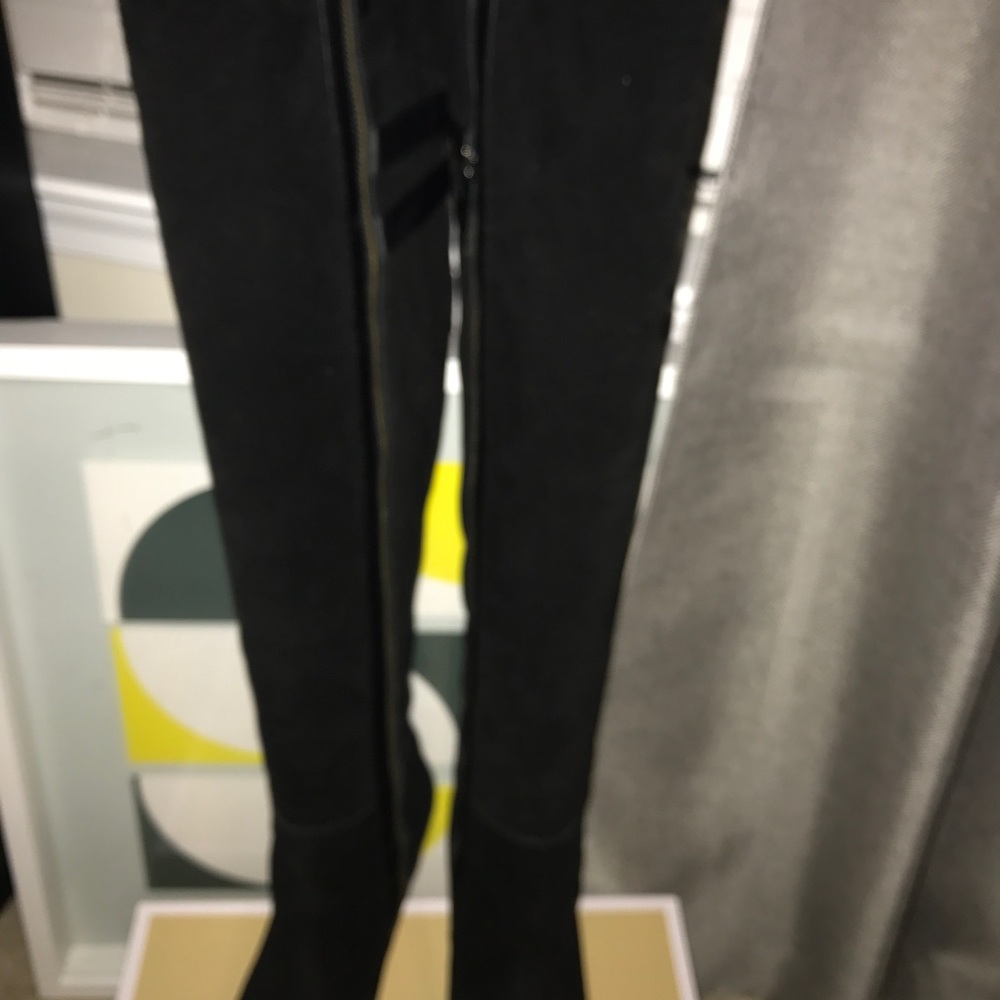 Michael Kors Suede and leather knee boots - Picture 2 of 4
